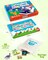 Preschool Magnetic Busy Book, 9 Themed Stickers Toys Fine Motor Skills Learning Binder Quiet Book Montessori Toys for Kids Toddlers Home Kindergarten